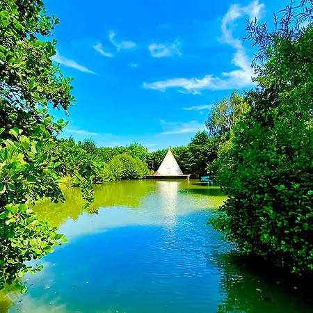 Apartment Evasion Nature: Tipi Sur Pilotis Avec Etang, Barque Et Petanque A Maulde, Frontiere Belge - Fr-1-510-148 *